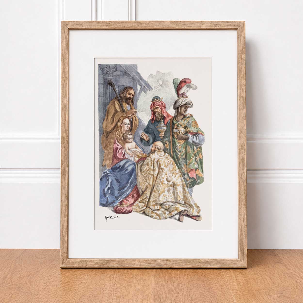 Adoración de los Reyes Magos (Print)