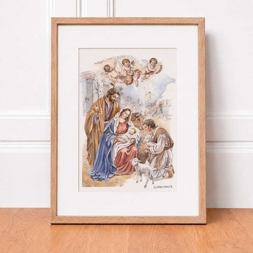 Adoración de los Pastores (Print)