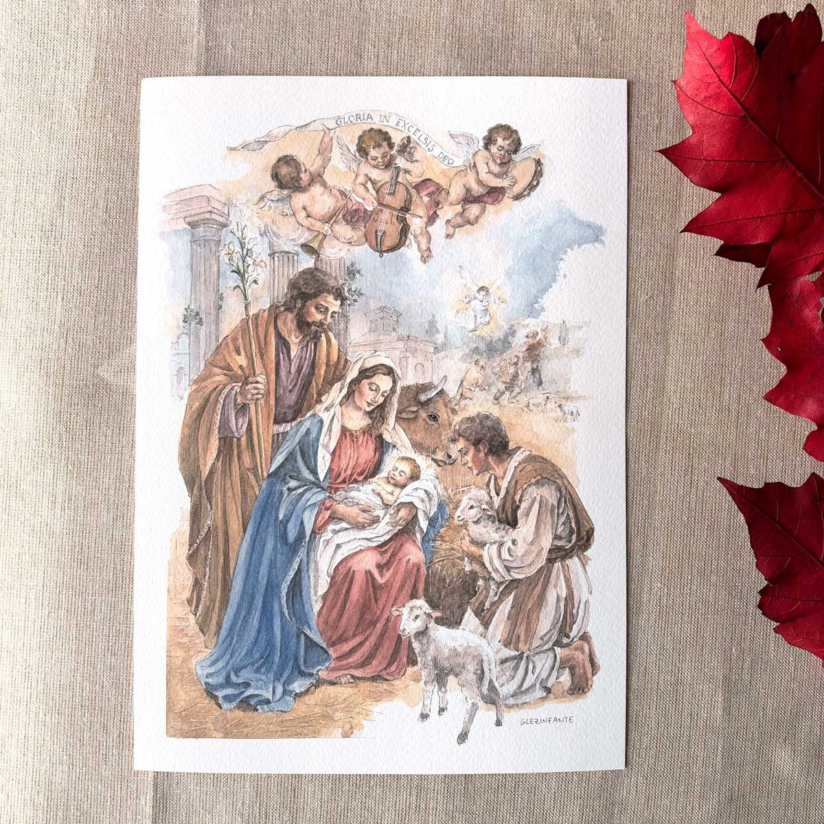 Adoración de los Pastores (Print)