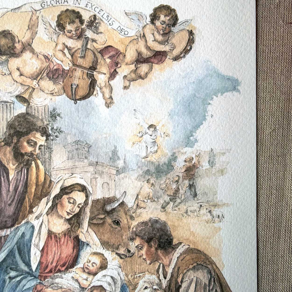 Adoración de los Pastores (Print)