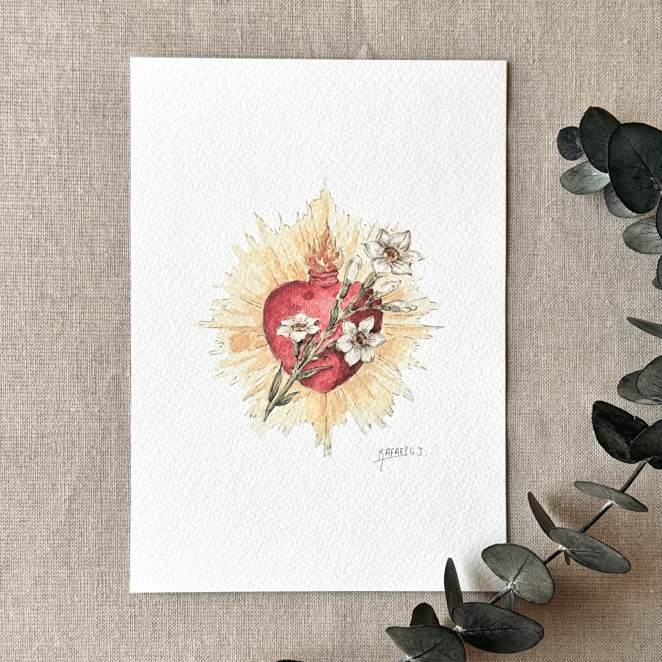 Castísimo Corazón de San José (Print)