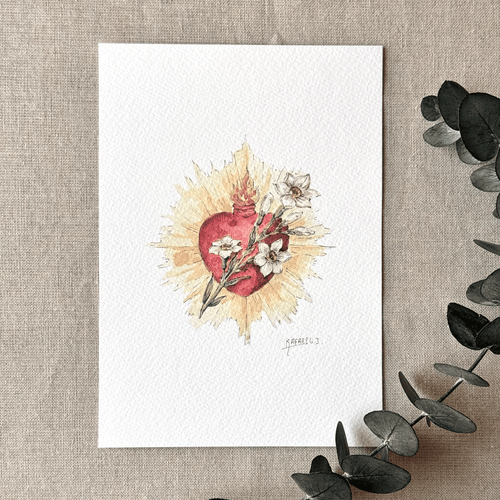 Castísimo Corazón de San José (Print)