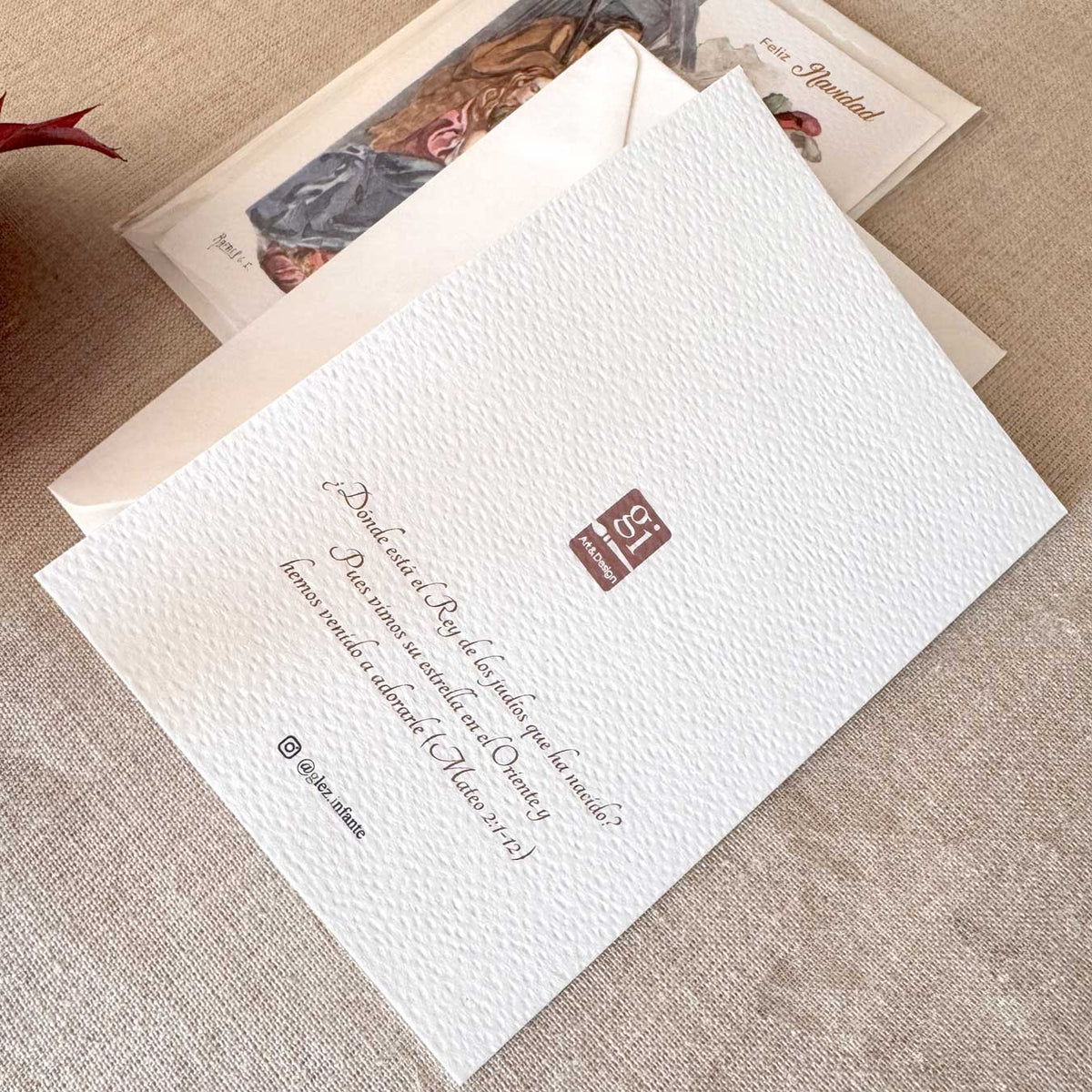 Felicitación "Adoración de los Reyes Magos"