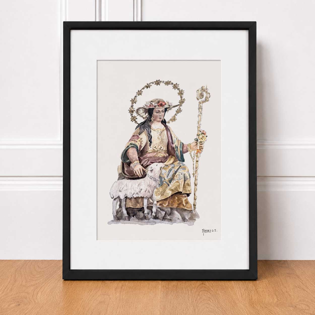Divina Pastora de Cantillana (Print)