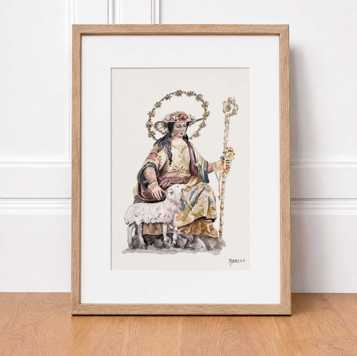 Divina Pastora de Cantillana (Print)