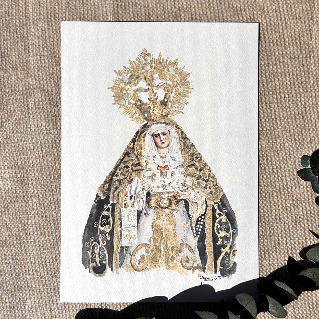 Virgen de los Dolores. Sanlúcar (Print)