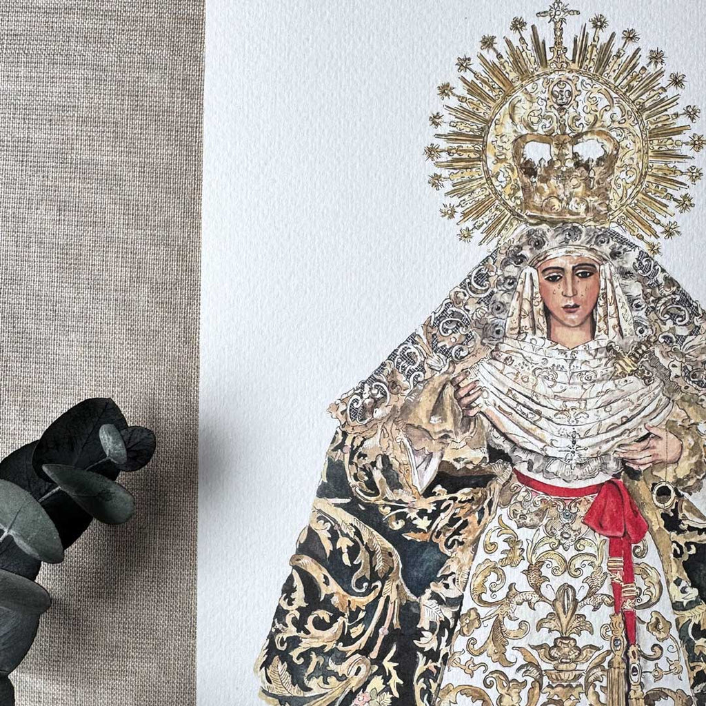 Virgen de la Esperanza de Triana. Sevilla (Print)