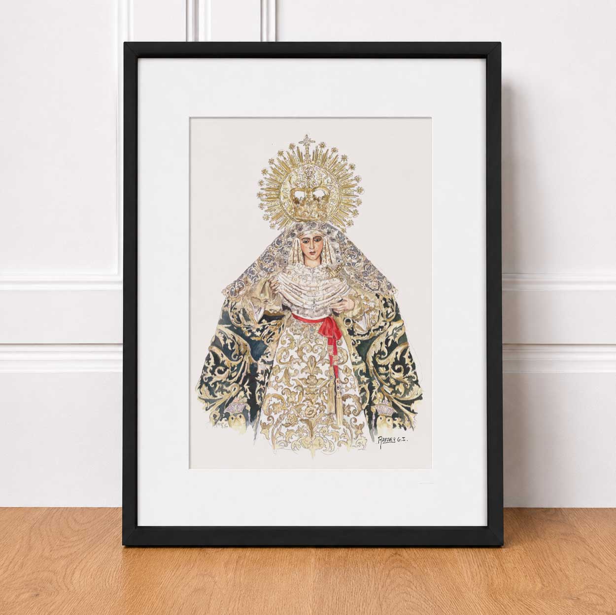 Virgen de la Esperanza de Triana. Sevilla (Print)