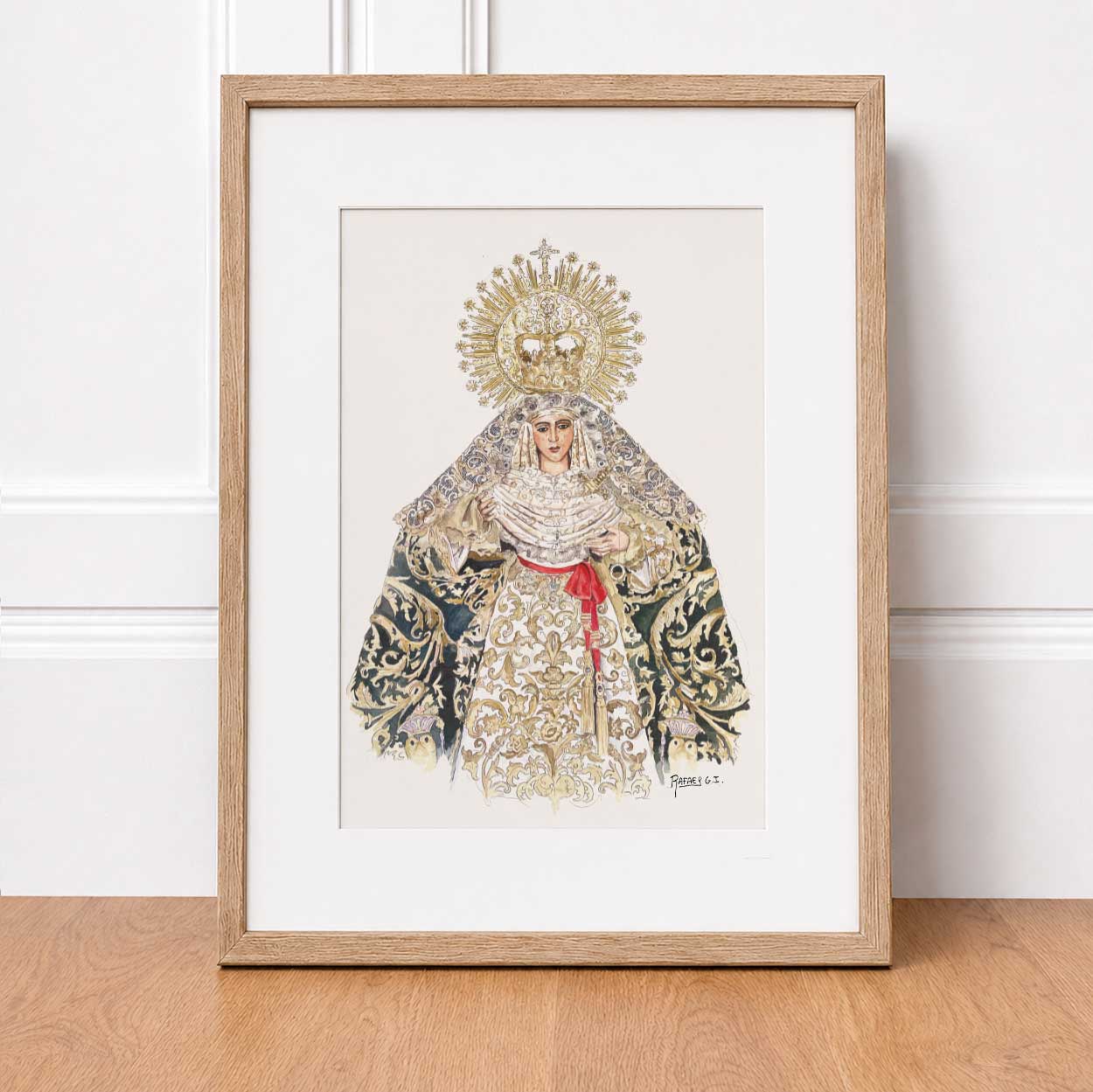 Virgen de la Esperanza de Triana. Sevilla (Print)