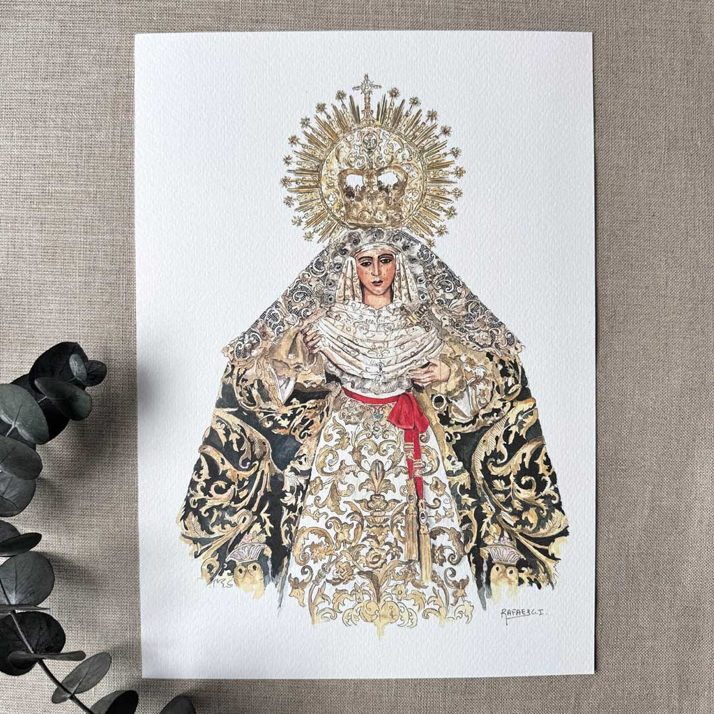 Virgen de la Esperanza de Triana. Sevilla (Print)