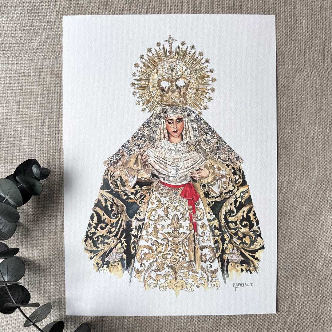 Virgen de la Esperanza de Triana. Sevilla (Print)