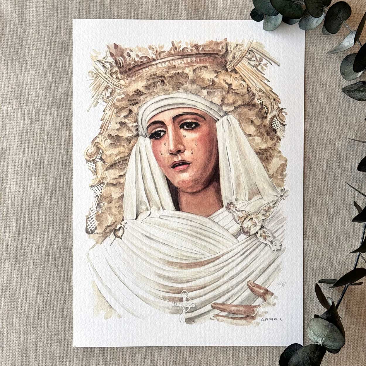 Esperanza de Triana rostro (Print)