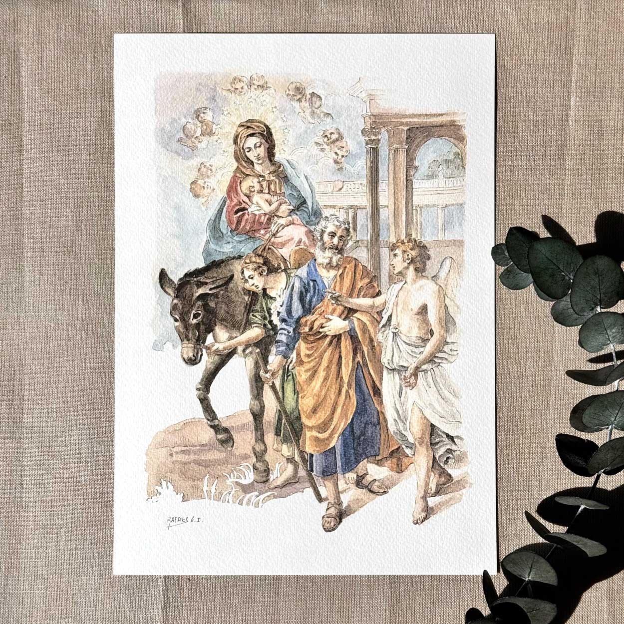 Huida a Egipto (Print)