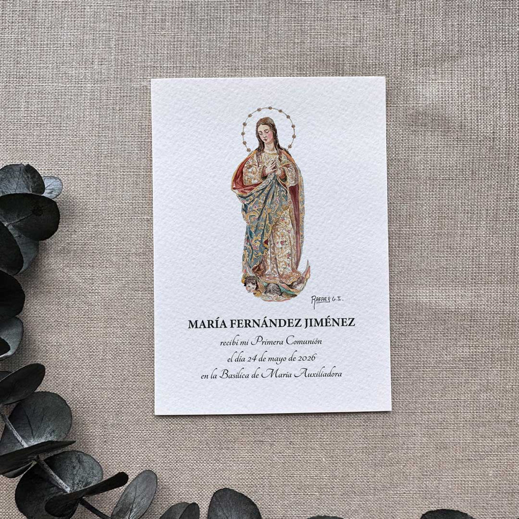 Recordatorios personalizados Inmaculada