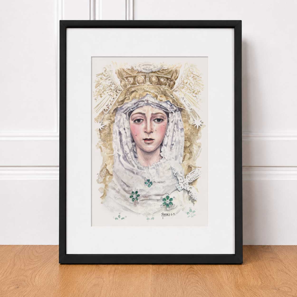 Esperanza Macarena rostro (Print)