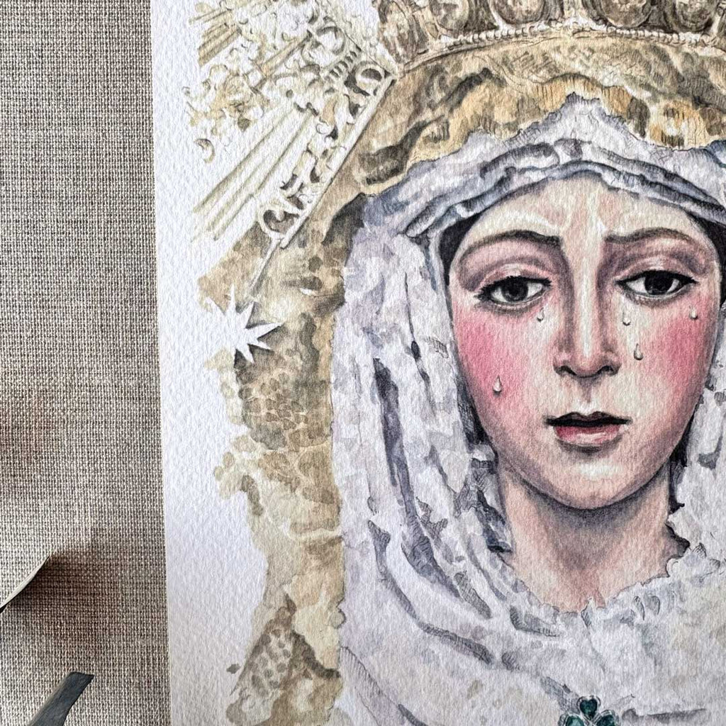 Esperanza Macarena rostro (Print)