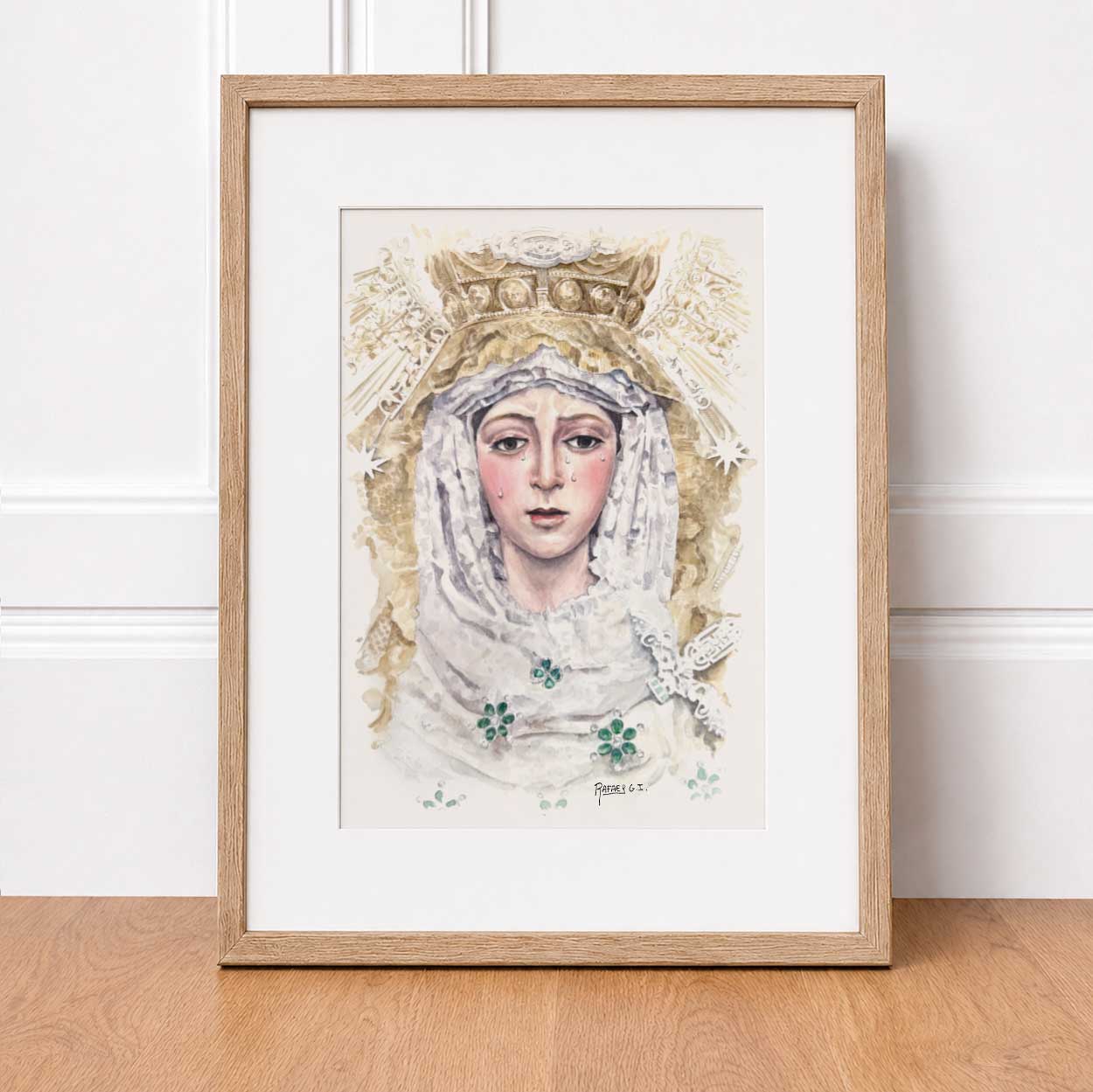 Esperanza Macarena rostro (Print)