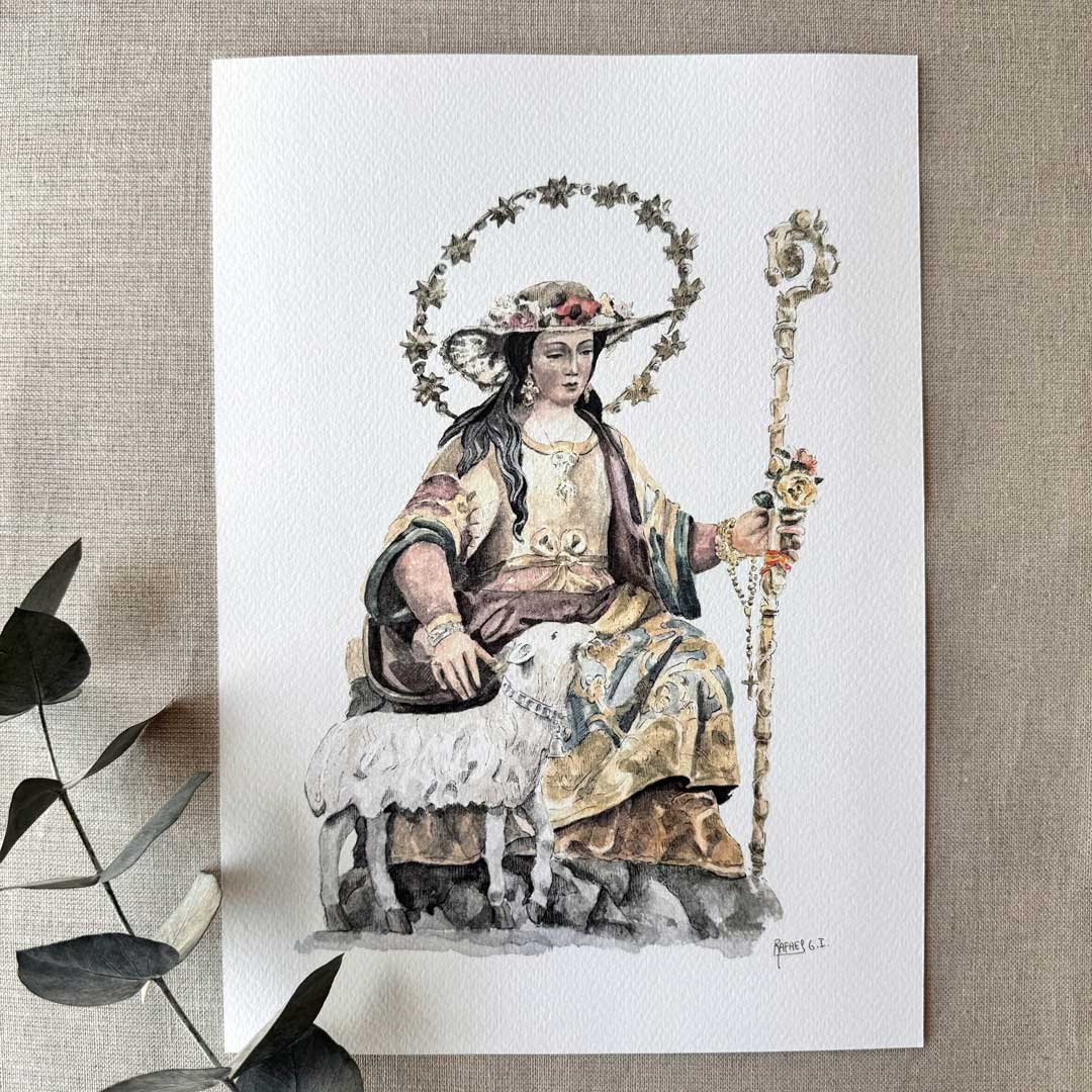 Divina Pastora de Cantillana (Print)