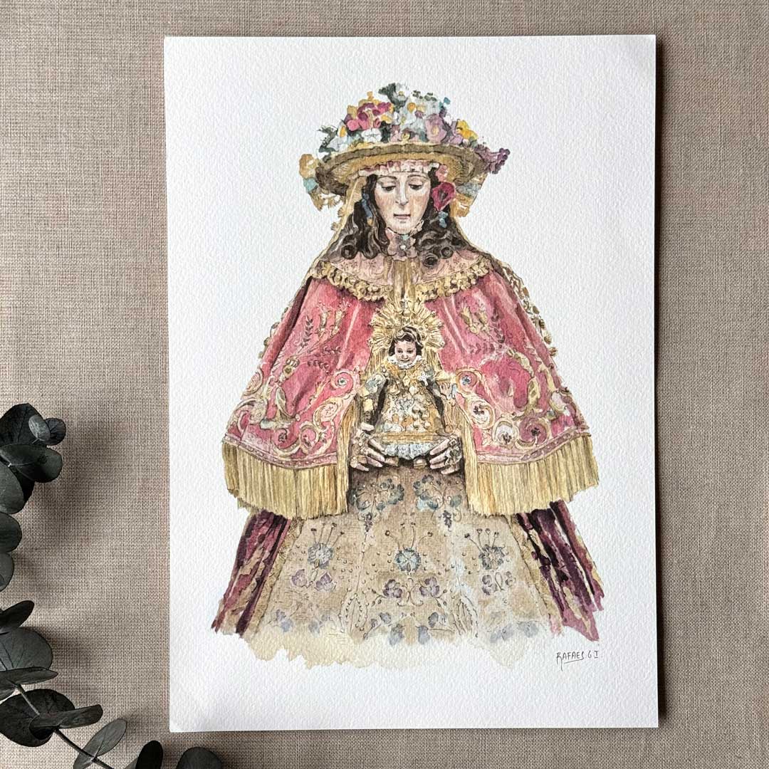 Virgen del Rocío de Pastora (Print)