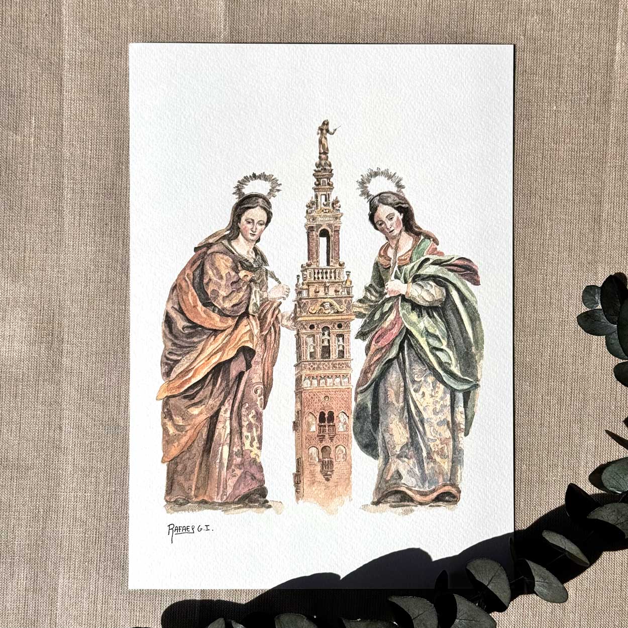 Santas Justa y Rufina (Print)