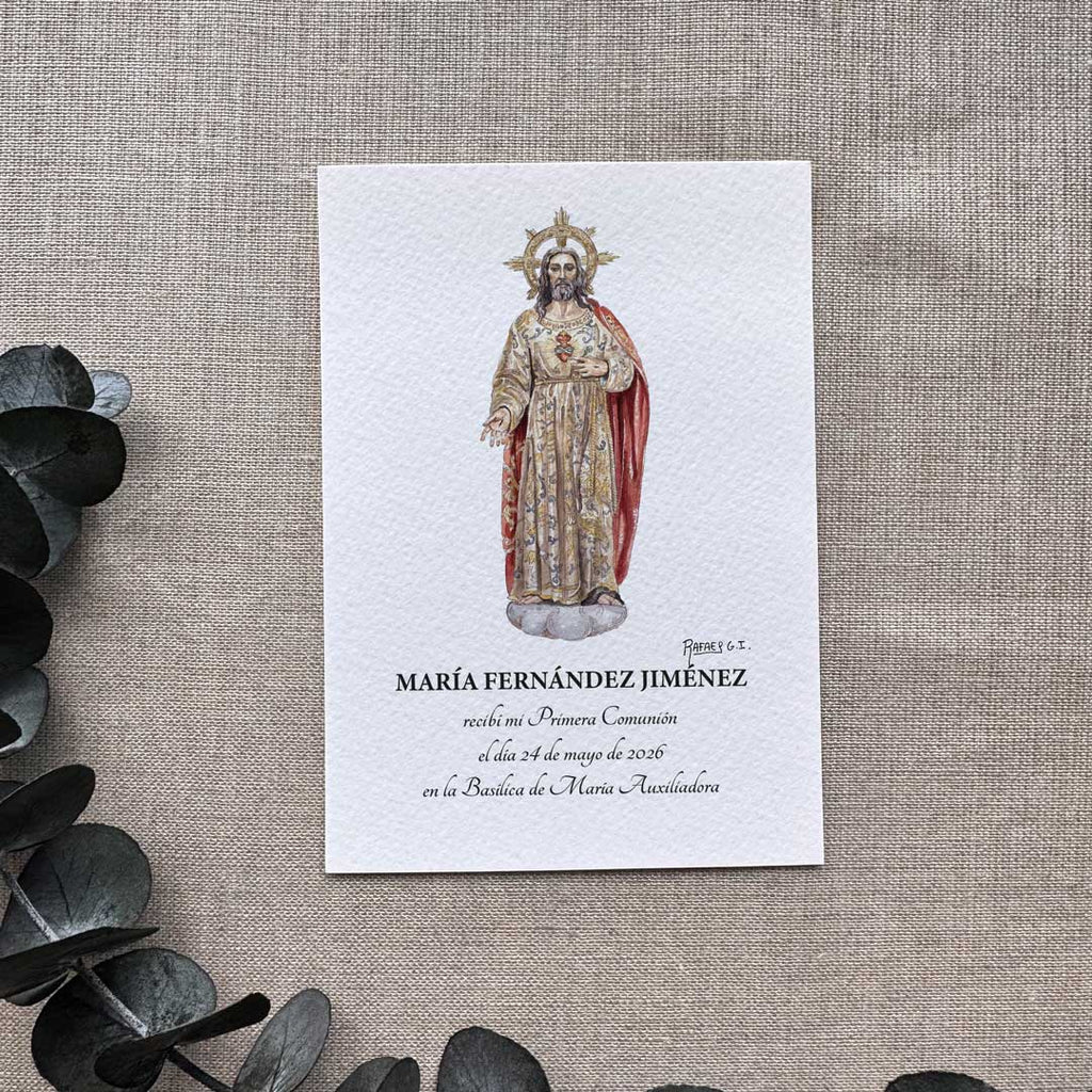 Recordatorios personalizados Sagrado Corazón
