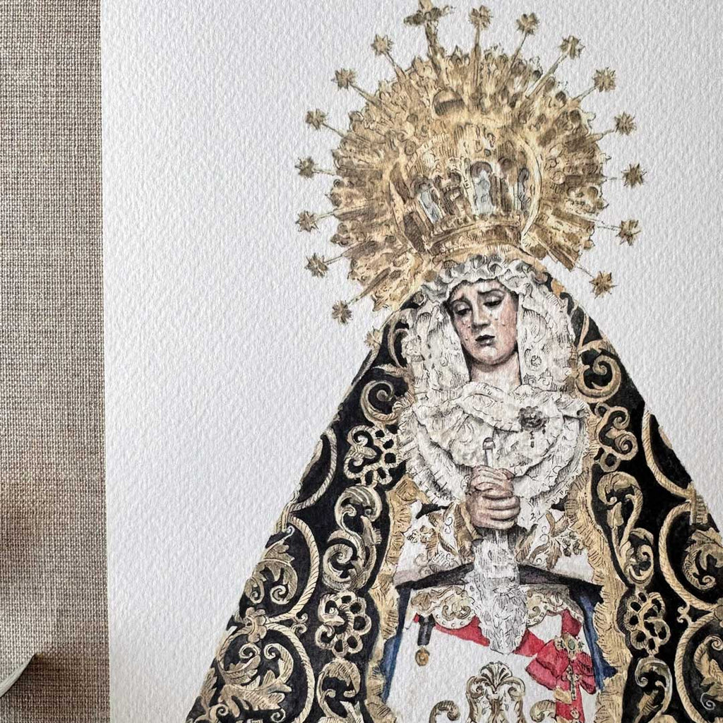 Virgen de la Soledad. Jerez (Print)