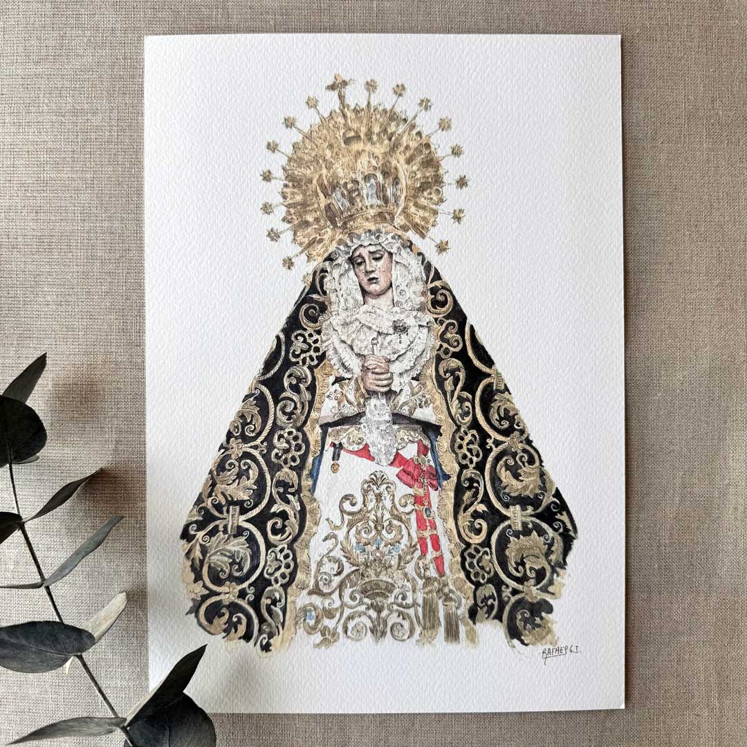 Virgen de la Soledad. Jerez (Print)