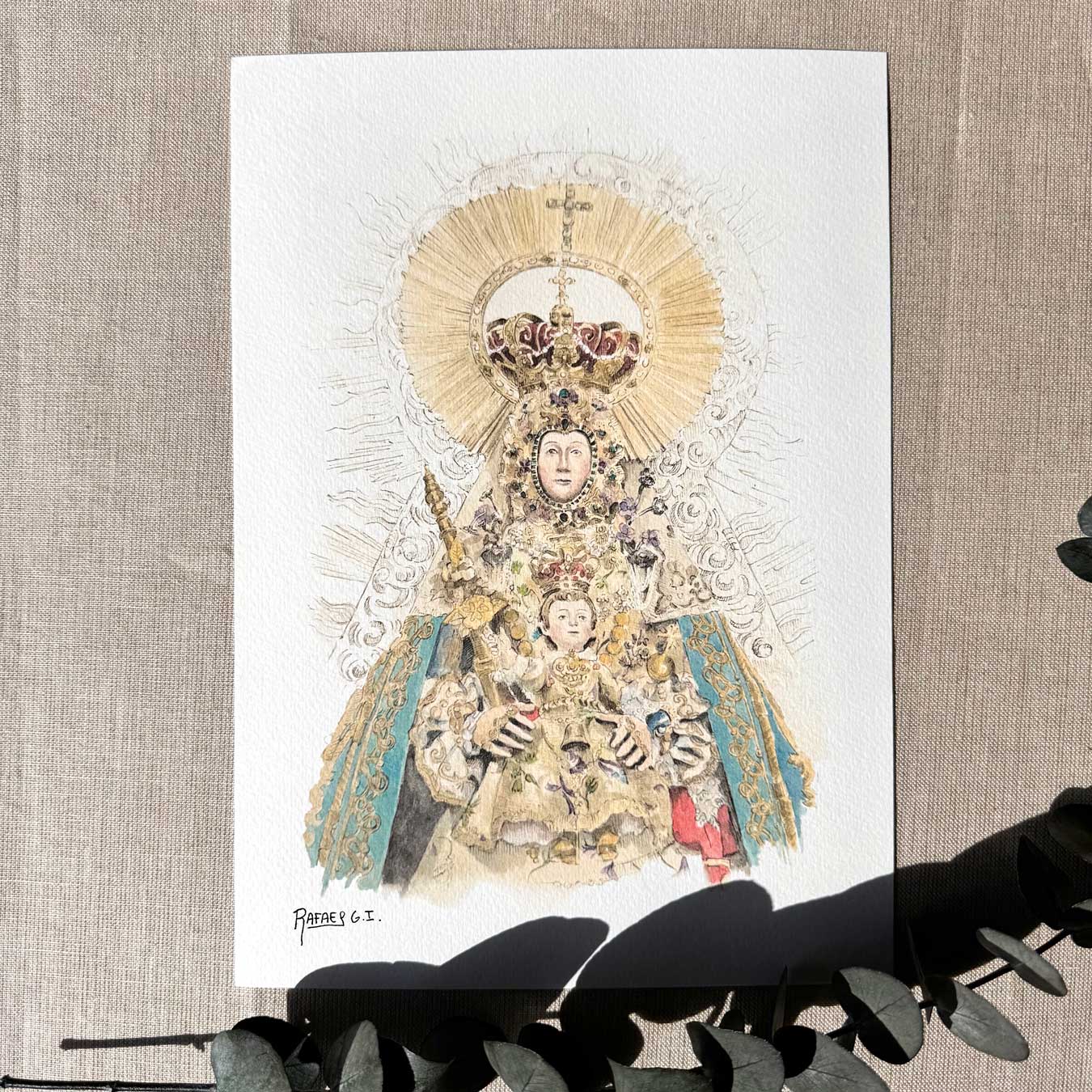 Virgen del Valle Coronada. Écija (Print)