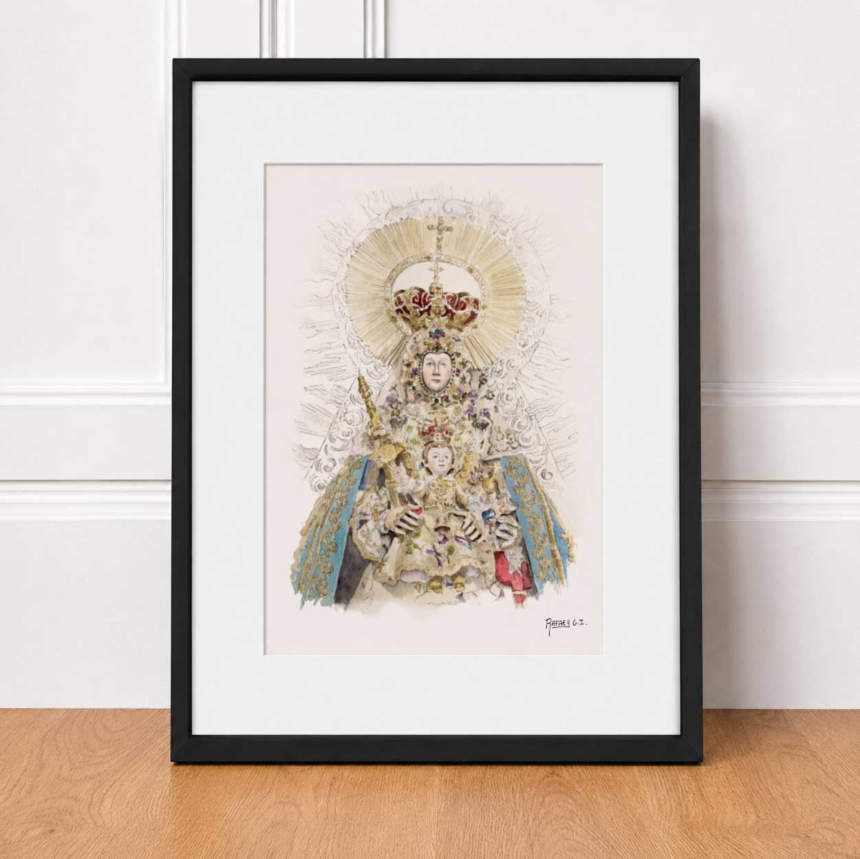 Virgen del Valle Coronada. Écija (Print)