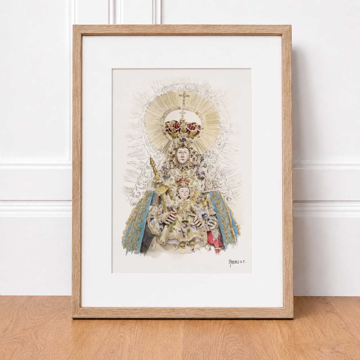 Virgen del Valle Coronada. Écija (Print)