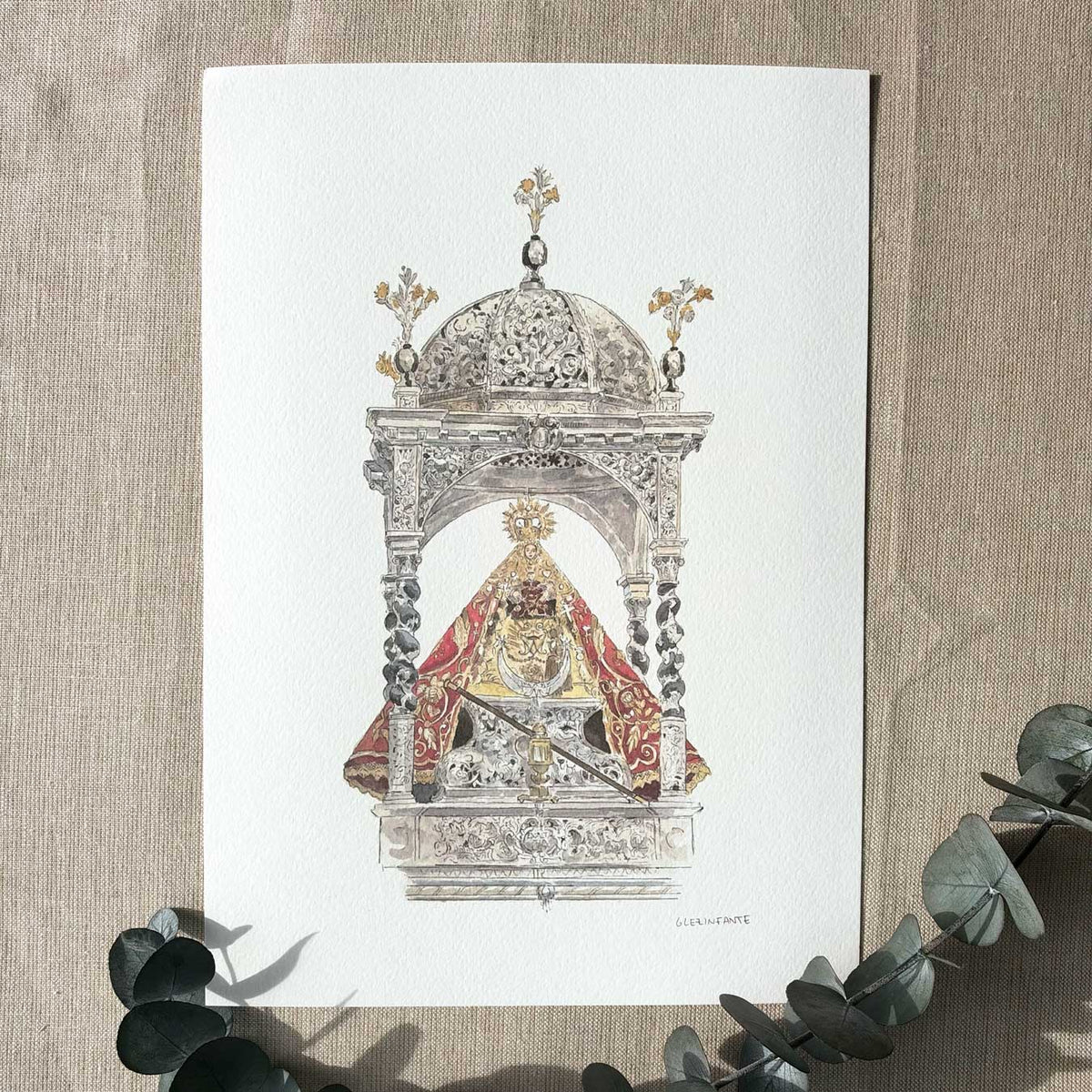 Virgen de la Caridad. Sanlúcar de Barrameda (Print)