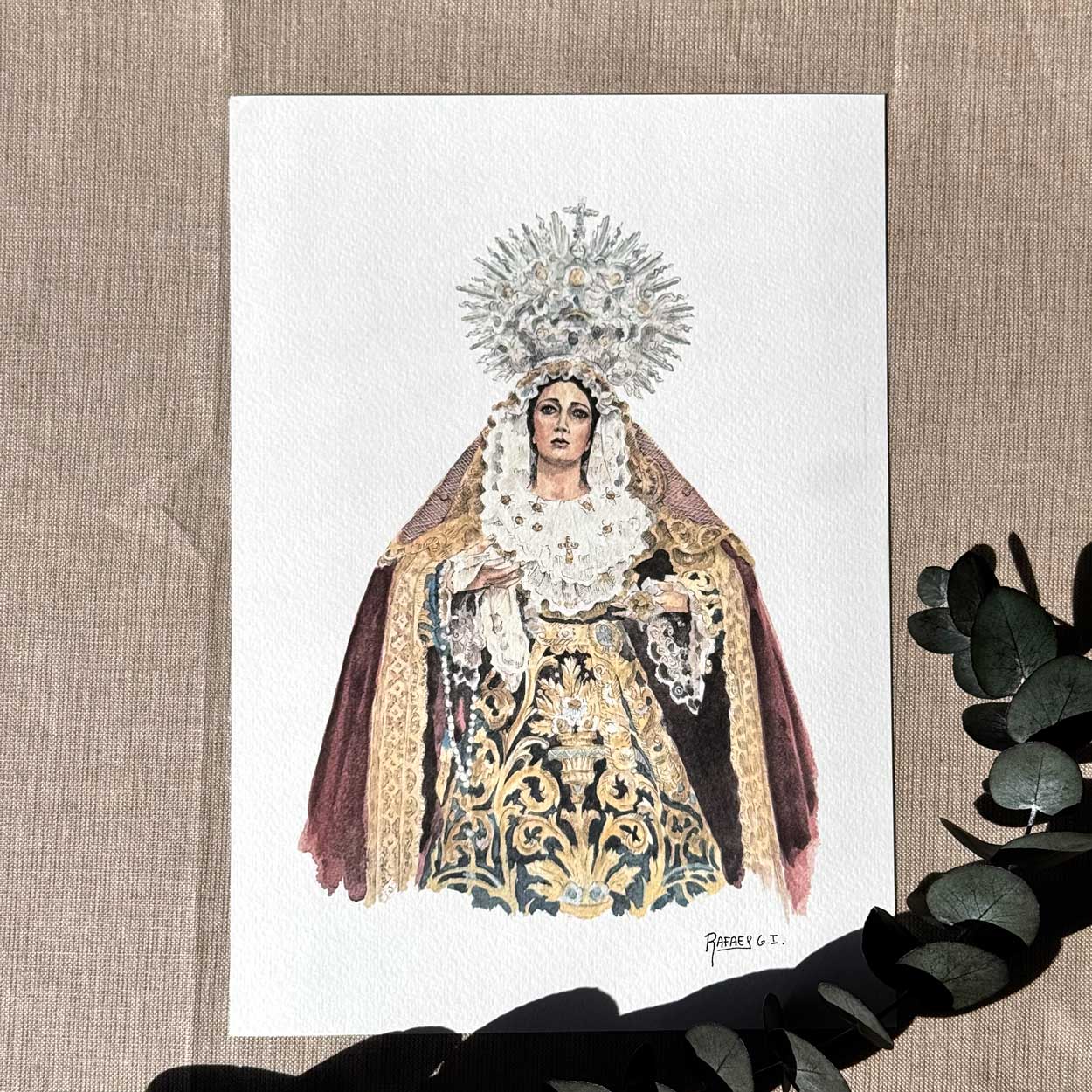 Virgen de la Salud. San Fernando (Print)