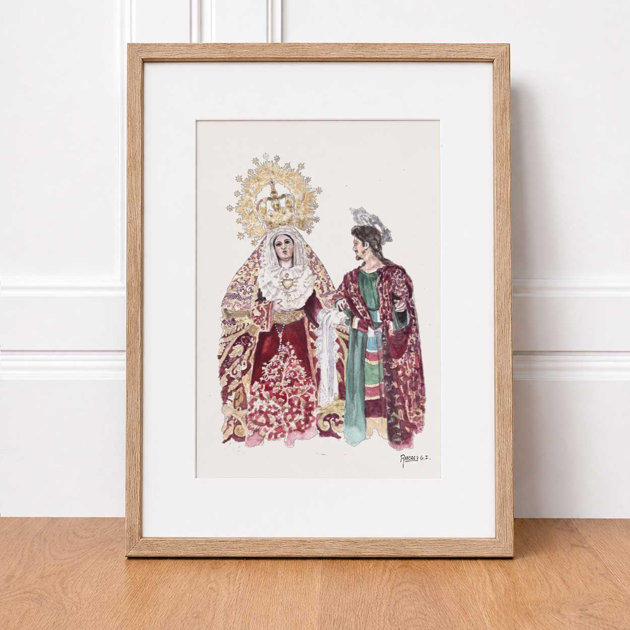 Nuestra Señora de los Ángeles. Puerto de Santa María (Print)