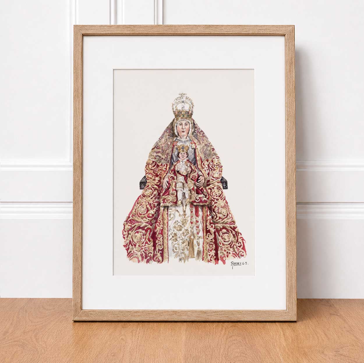 Virgen de los Reyes (Print)