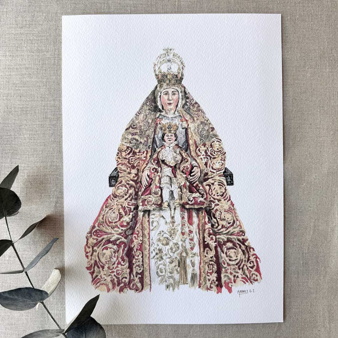 Virgen de los Reyes (Print)
