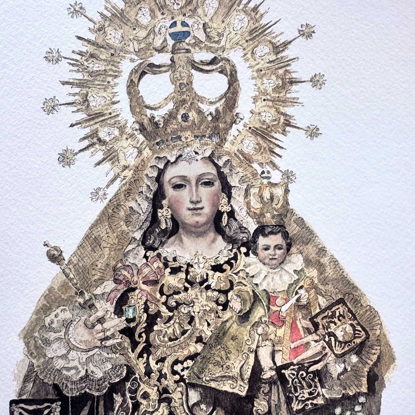 Virgen del Carmen. Marbella (Print)