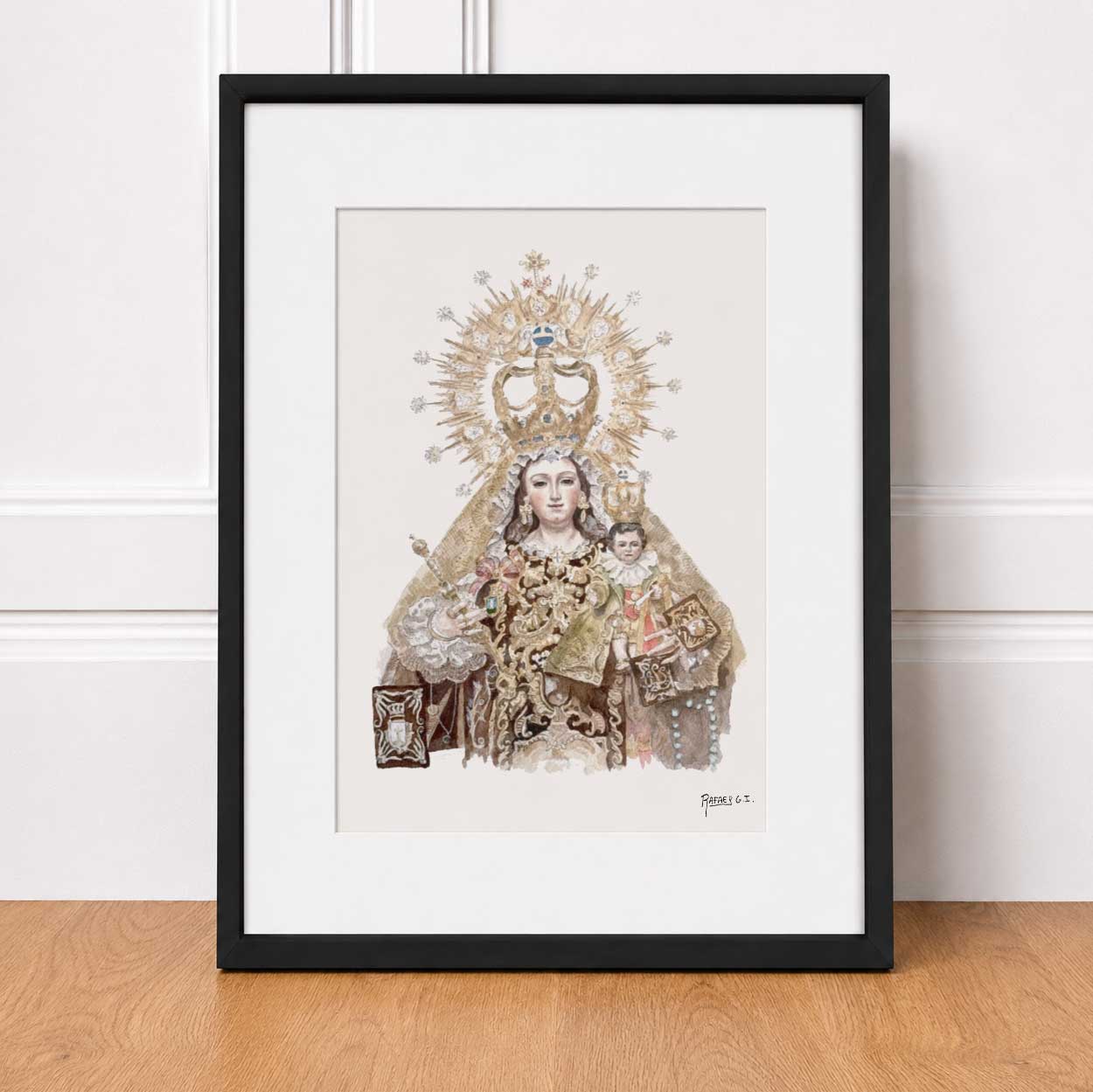 Virgen del Carmen. Marbella (Print)