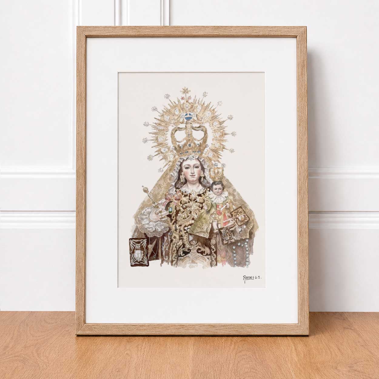Virgen del Carmen. Marbella (Print)
