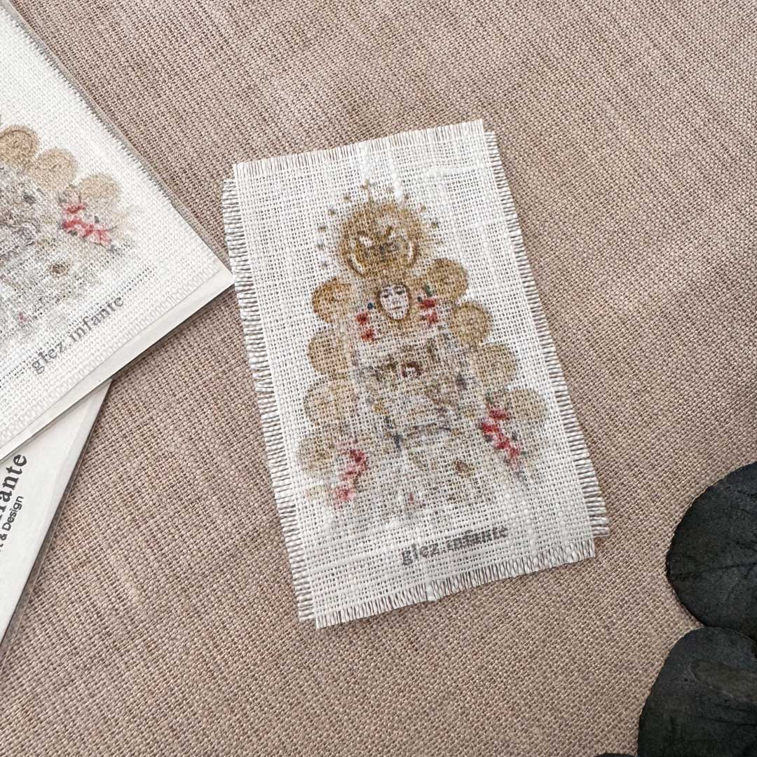 Virgen del Rocío en lino 100%