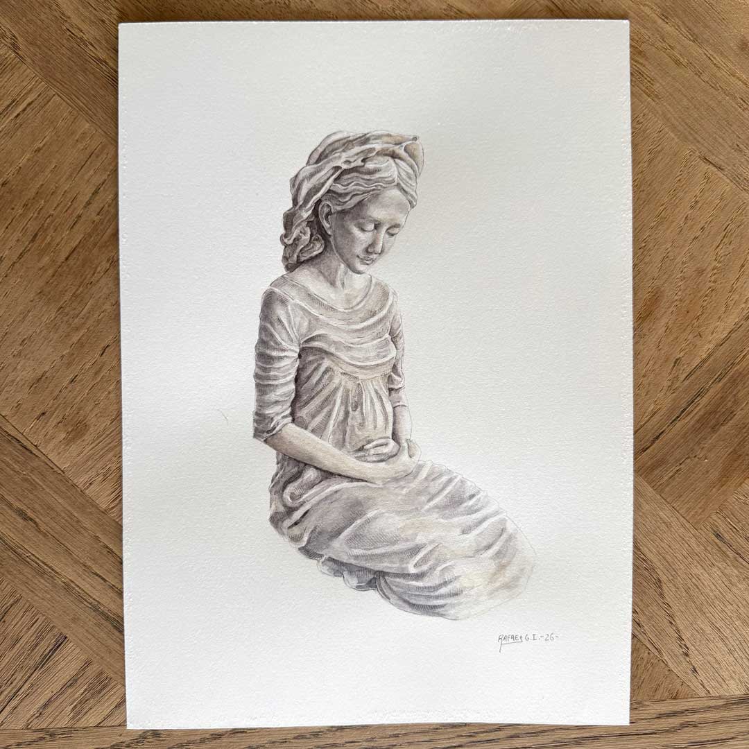 Madre Hakuna. ACUARELA ORIGINAL