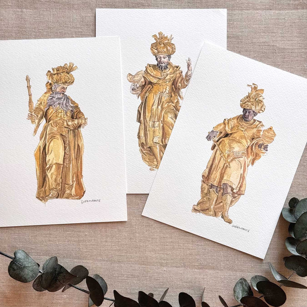 Lote 3 Reyes Magos. Gold (Print)