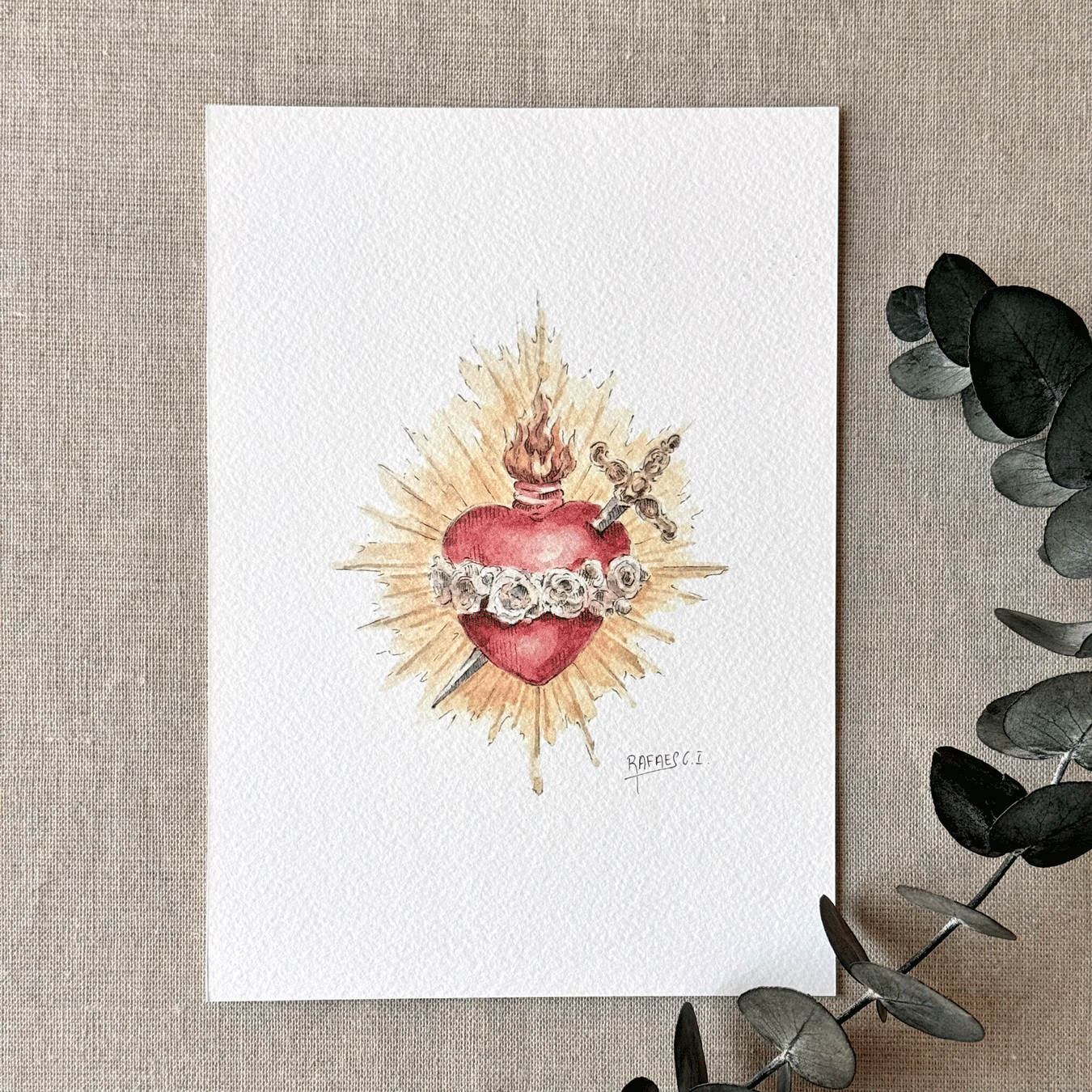 Sagrado Corazón de María (Print)