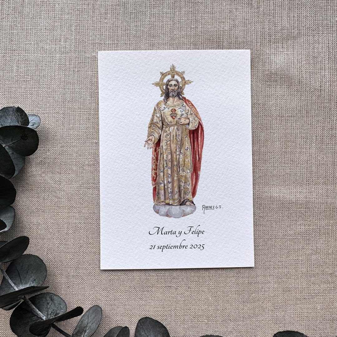 Recordatorios personalizados Sagrado Corazón